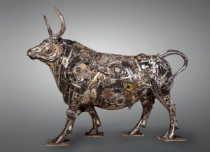 İranlı Sanatçının Başarısı Demir Parçalarıyla yapılan  Hayvanlar 